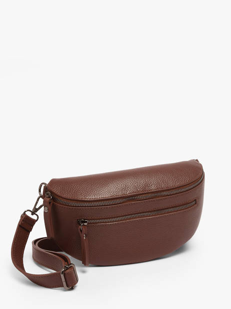 Leather Caviar Belt Bag Milano Brown caviar CA23111 other view 1