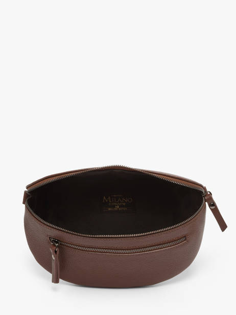 Leather Caviar Belt Bag Milano Brown caviar CA23111 other view 2