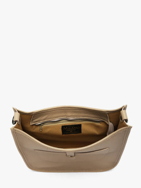 Sac Bandoulière Caviar Cuir Milano Beige caviar CA25068 vue secondaire 3