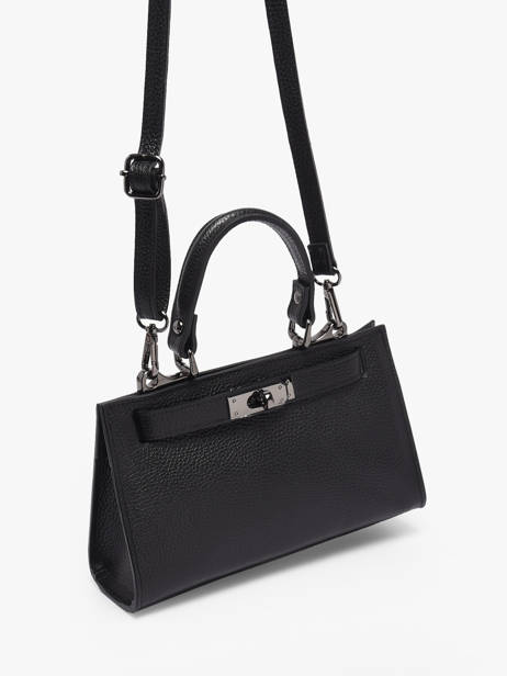 Sac Porté Main Caviar Cuir Milano Noir caviar CA25114 vue secondaire 2