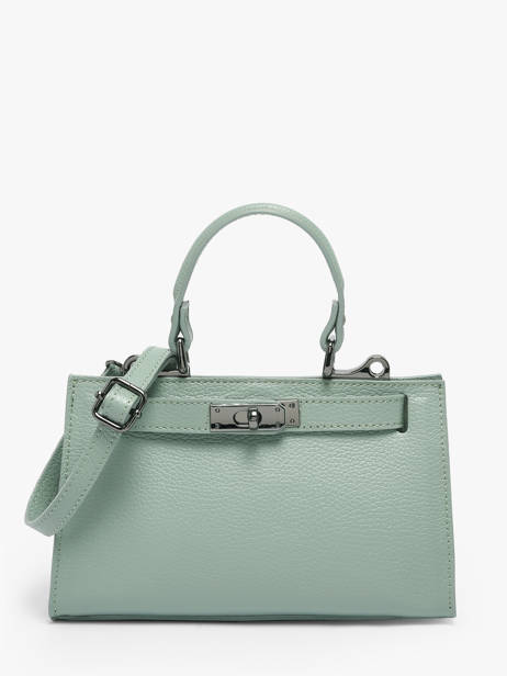 Sac Porté Main Caviar Leather Milano Green caviar CA25114