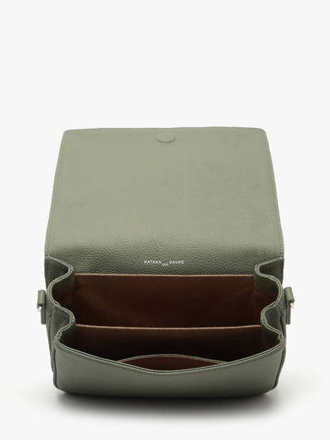 Leather Rotterdam Crossbody Bag Nathan baume Green mondrian 3 other view 2