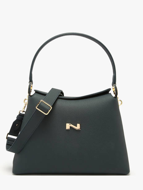 Leather Camelia Shoulder Bag Nathan baume Blue eden 5