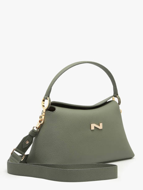 Leather Freesia Shoulder Bag Nathan baume Green eden 4 other view 1