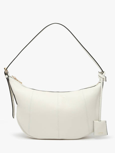 Medium Leather Victoire Hobo Bag Lancel White victoire A13993