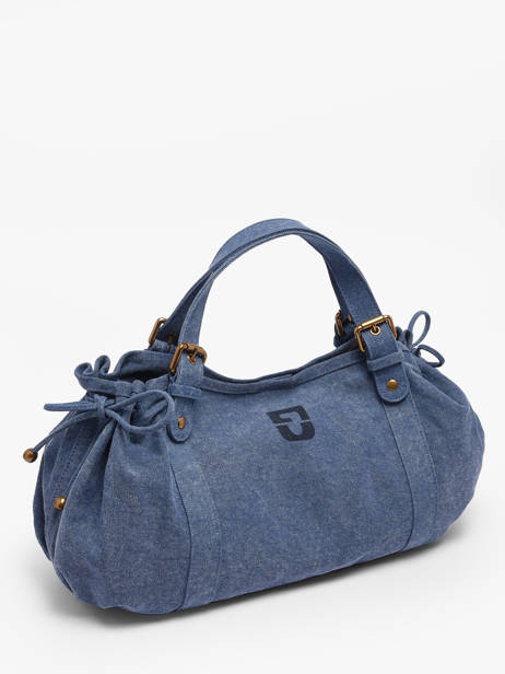 Shoulder Bag Canvas Cotton Gerard darel Blue canvas D489 other view 1