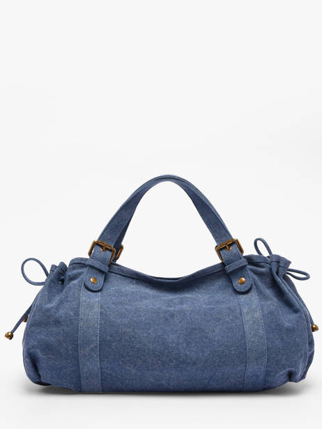 Shoulder Bag Canvas Cotton Gerard darel Blue canvas D489 other view 3