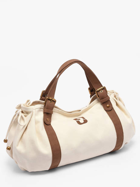 Shoulder Bag Canvas Cotton Gerard darel White canvas Z450 other view 1