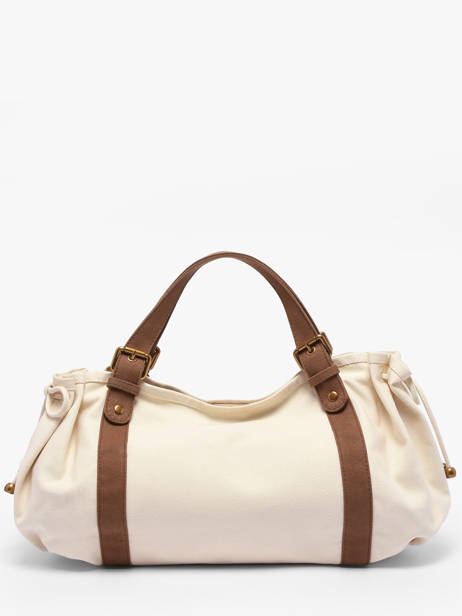 Shoulder Bag Canvas Cotton Gerard darel White canvas Z450 other view 3