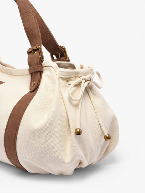 Shoulder Bag Canvas Cotton Gerard darel White canvas Z450 other view 4