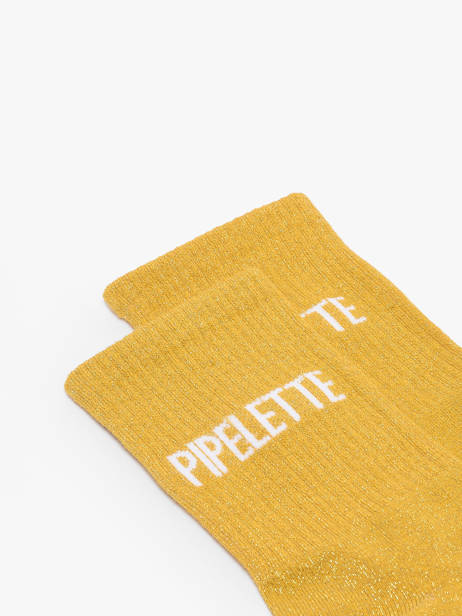 Socks Miniprix Yellow socks A02 other view 1