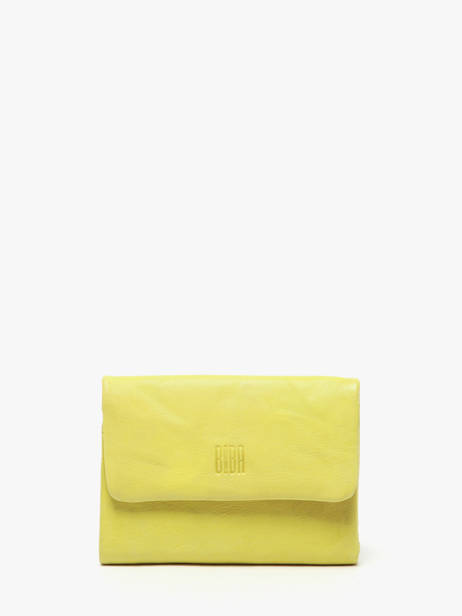 Wallet Leather Biba Yellow wallet TOT1L