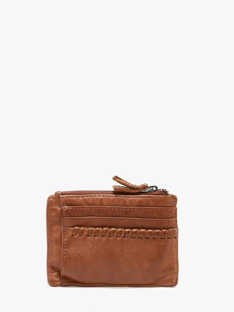 Card Holder Leather Biba Brown heritage WIN8L other view 2