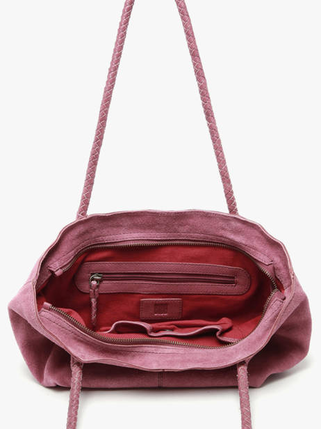 Shoulder Bag Leather Biba Pink leather SOR4L other view 2