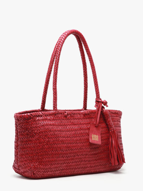 Shoulder Bag Heritage Leather Biba Red heritage PER10L other view 1