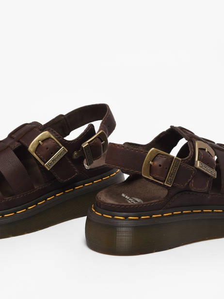 Sandals In Leather Dr martens Brown women 31524201 other view 2