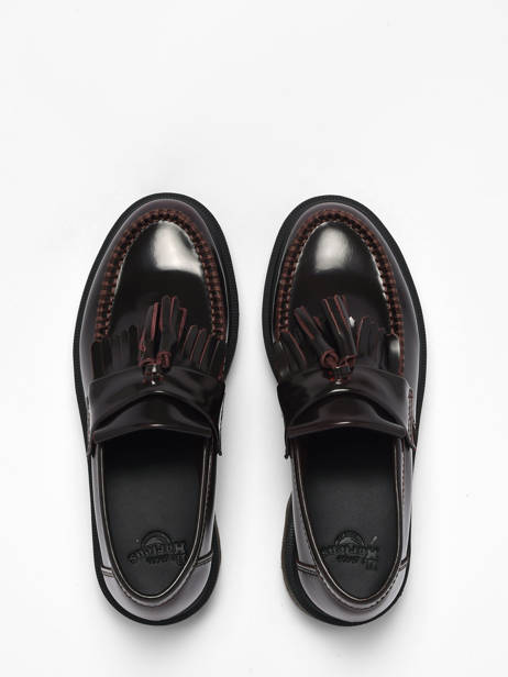 Mocassins En Cuir Dr martens Rouge women 14573601 vue secondaire 3