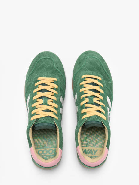 Sneakers In Leather Coolway Green men 8663807 other view 3