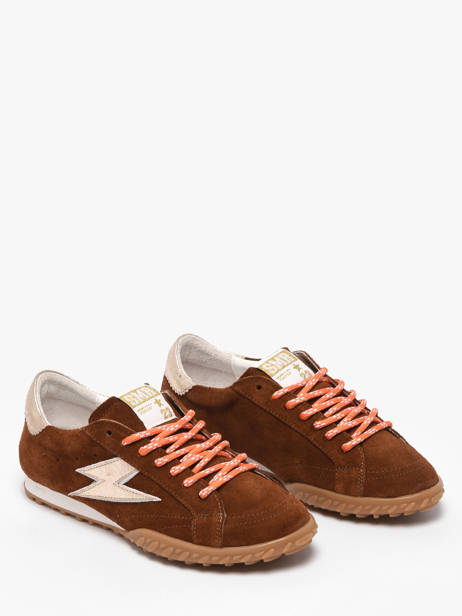 Sneakers En Cuir Semerdjian Marron women MARYD282 vue secondaire 1