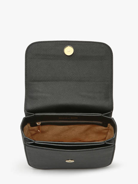 Sac Bandoulière Odyssey Cuir Nathan baume Noir odyssey 1 vue secondaire 2