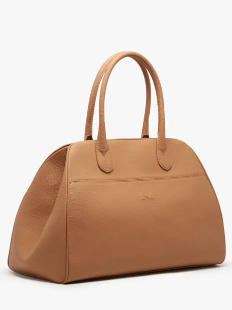 Sac Porté épaule State Cuir Nathan baume Marron state 1 vue secondaire 1