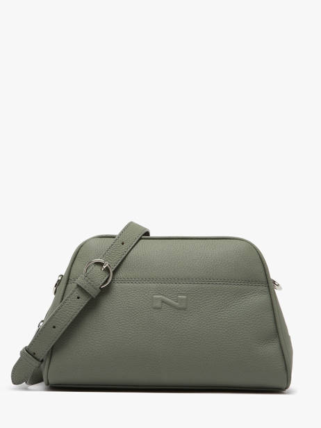 Leather Brenda Crossbody Bag Nathan baume Green state 2