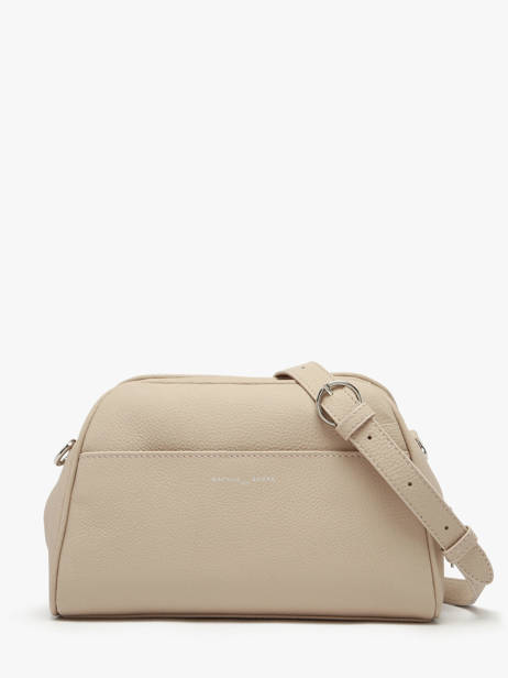 Sac Bandoulière State Cuir Nathan baume Beige state 2 vue secondaire 3