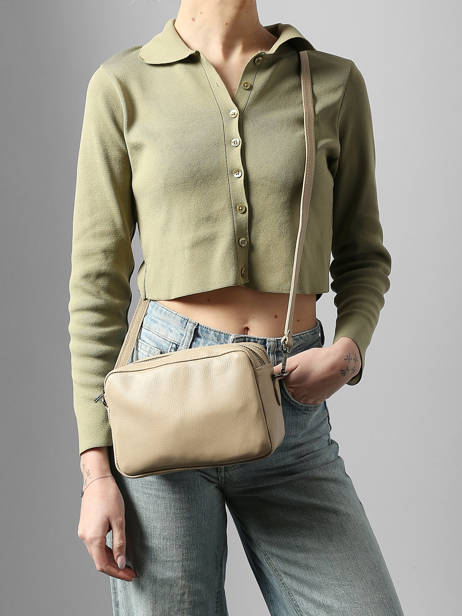 Sac Bandoulière Caviar Cuir Milano Beige caviar CA25112 vue secondaire 1