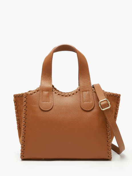 Sac Porté Main Velvet Caviar Milano Marron velvet caviar VC25111 vue secondaire 4