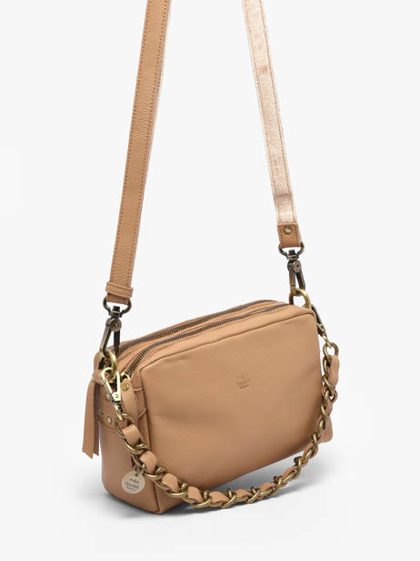 Shoulder Bag Vintage Leather Mila louise Gold vintage 23673C1 other view 2