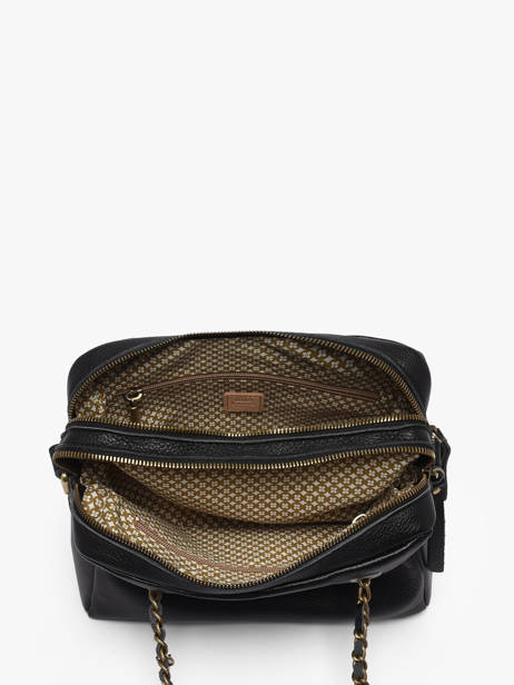 Sac Porté épaule Vintage Cuir Mila louise Noir vintage 3889C1 vue secondaire 3