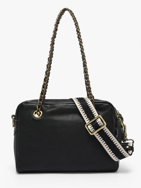 Sac Porté épaule Vintage Cuir Mila louise Noir vintage 3889C1 vue secondaire 4