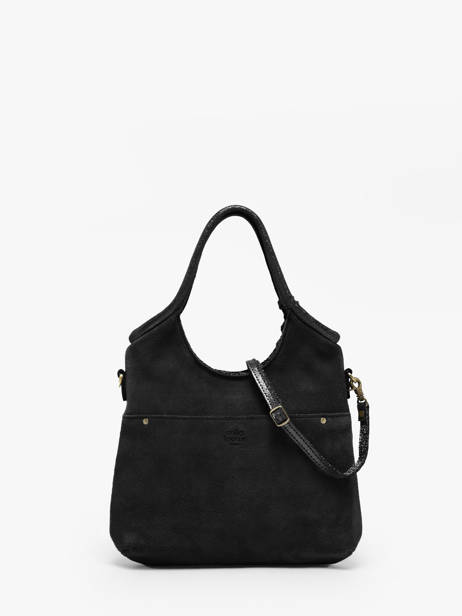 Crossbody Bag Vintage Leather Mila louise Black vintage 23059V other view 4