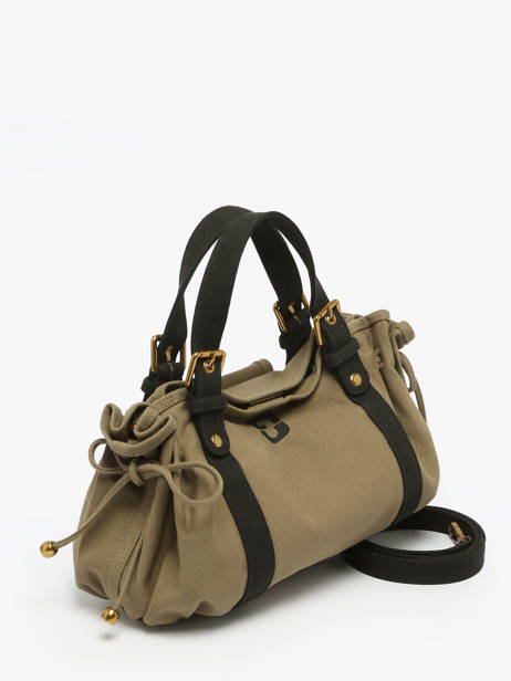 Sac 18h Canvas Coton Gerard darel Vert canvas DDS67450 vue secondaire 2