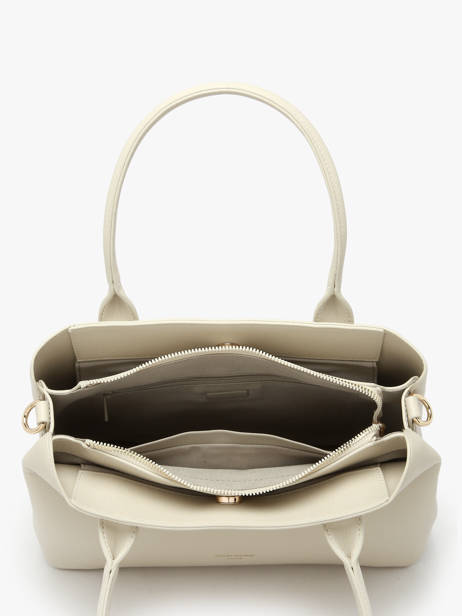 Satchel Saffiano David jones Beige saffiano CM8353 other view 3