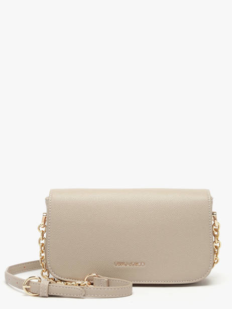 Sac Bandoulière Saffiano David jones Marron saffiano CM8419
