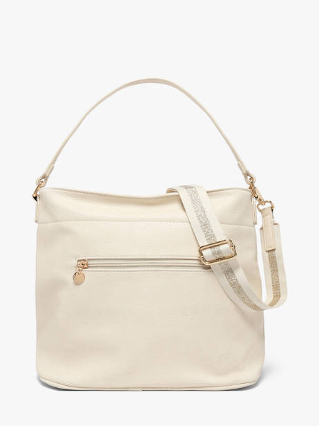 Shoulder Bag Soft Lulu castagnette White soft AISSAM other view 4