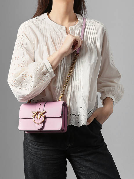 Cross Body Tas Love Bag Icon Leather Pinko Pink love bag icon A0F1 other view 1