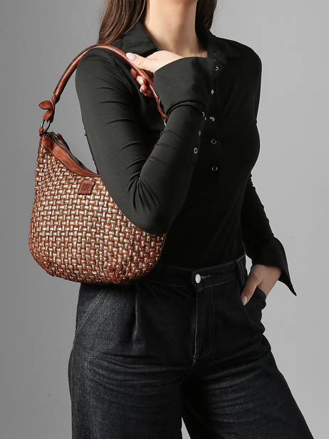 Crossbody Bag Heritage Leather Biba Brown heritage KAB23L other view 1