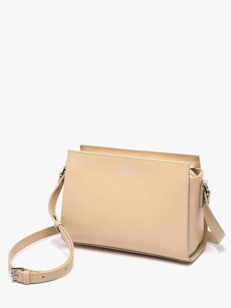 Shoulder Bag Smooth Leather Lancaster Beige smooth 437-02 other view 2