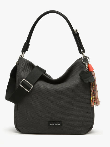 Shoulder Bag Grigri Polyurethane David jones Black grigri CM8384