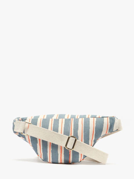 Striped Olivia Belt Bag Hindbag Blue rayures RA other view 4
