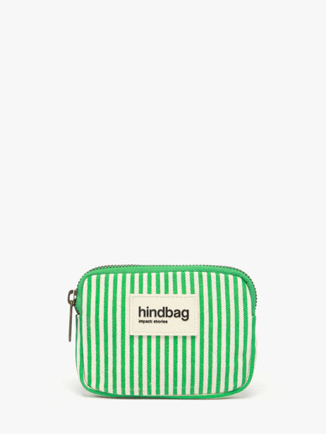Coin Purse Rayures Hindbag Green rayures RA