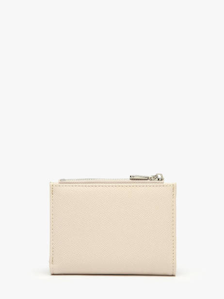 Coin Purse With Card Holder Saffiano Miniprix Beige saffiano F5012 other view 3