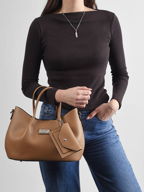 Satchel Clarence Ted lapidus Beige clarence AV51103 other view 1