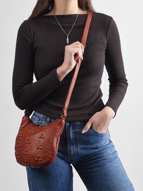 Shoulder Bag Heritage Leather Biba Brown heritage HIL2L other view 1