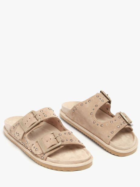 Sandales En Cuir Colors of california Beige women CBIOW05N vue secondaire 1