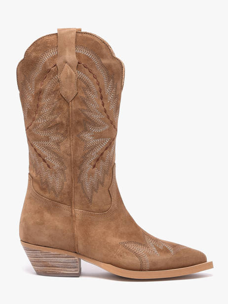 Santiago Boots In Leather Alpe Brown women 52171101