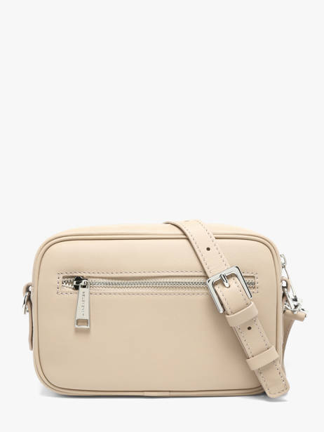 Shoulder Bag Donna Ama Leather Lancaster Beige donna ama 66 other view 4