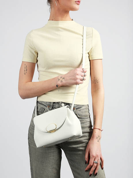 Shoulder Bag Milano Pia Leather Lancaster White milano pia 130 other view 1